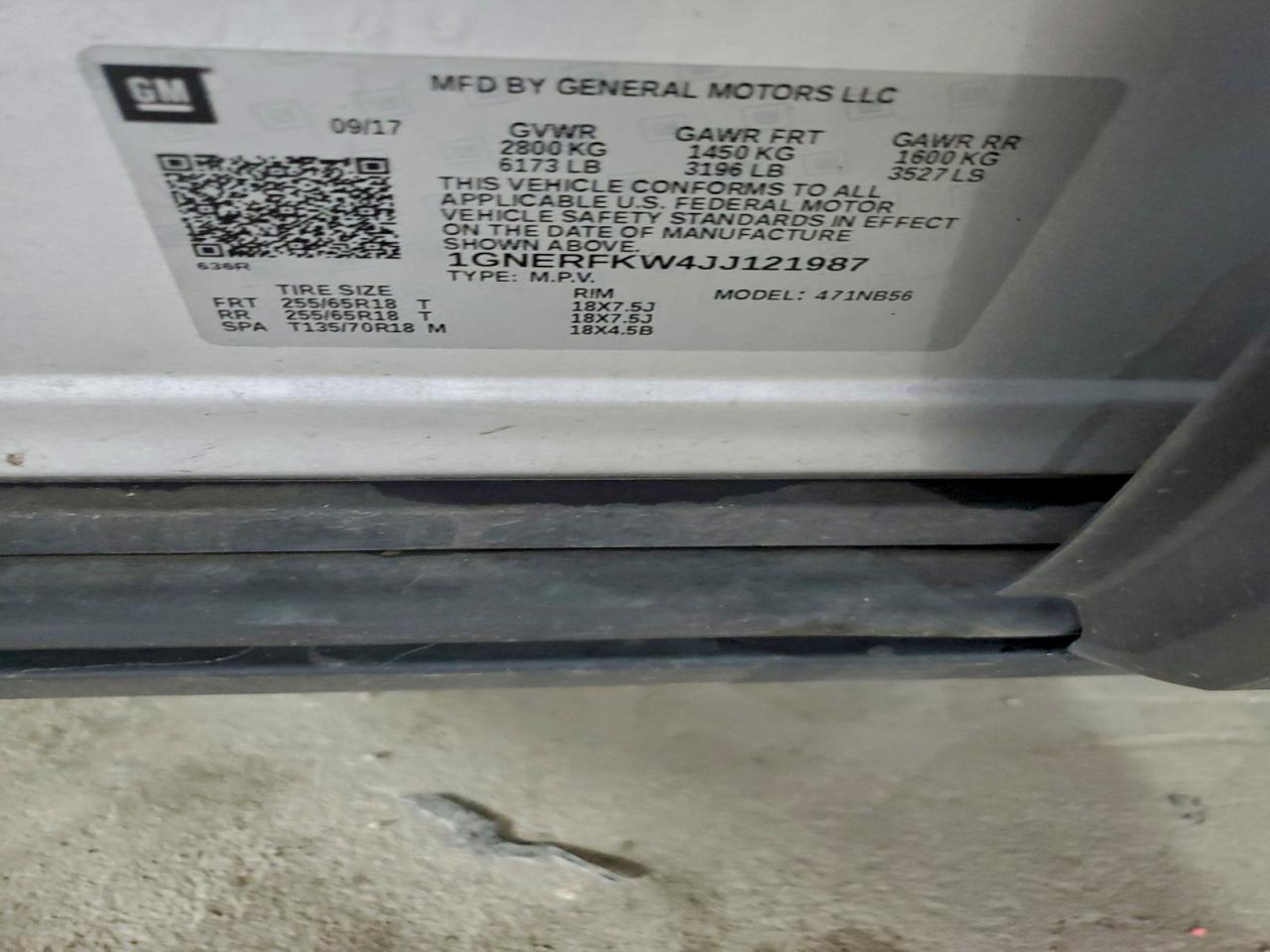 Chevrolet Traverse Ls Image 8