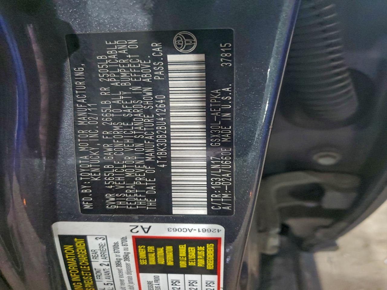 Toyota Avalon Base Image 8