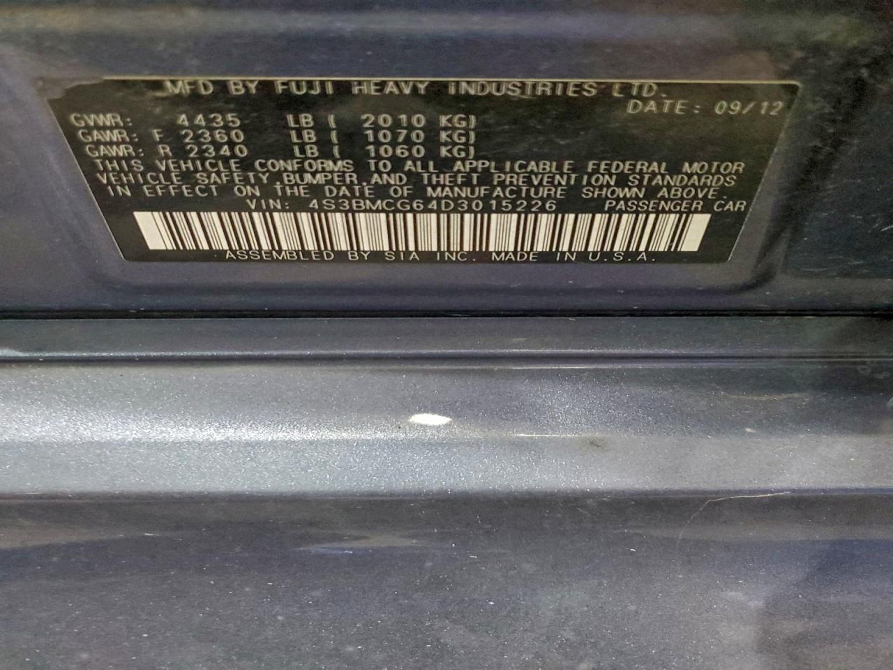 Subaru Legacy 2.5i Premium Image 11