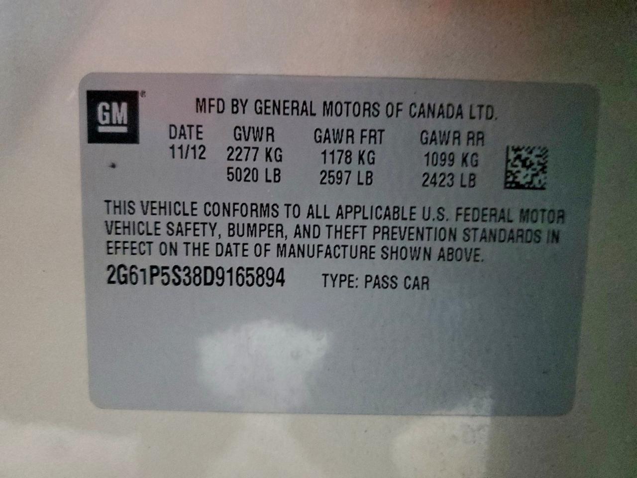 Cadillac XTS Luxury Collection Image 12