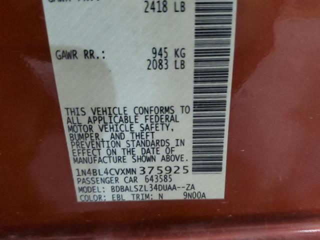 Nissan Altima Sr Image 7