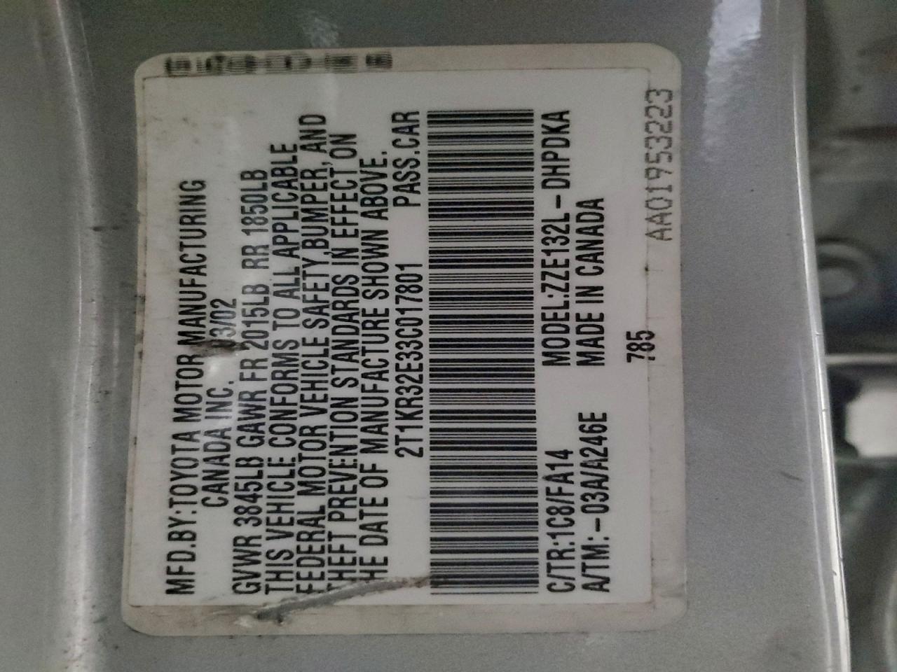 Toyota Corolla Xr Image 11