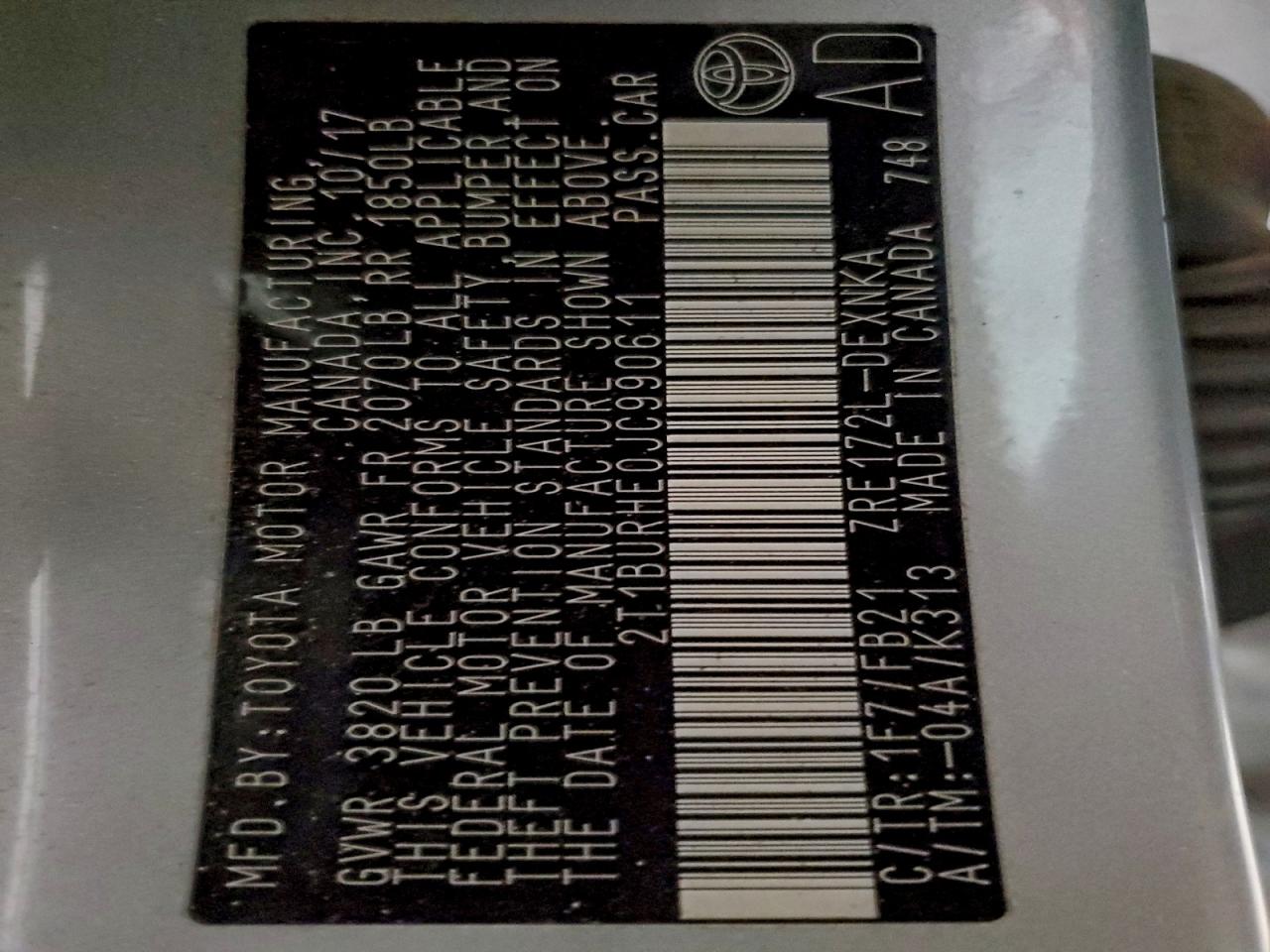 Toyota Corolla L Image 12