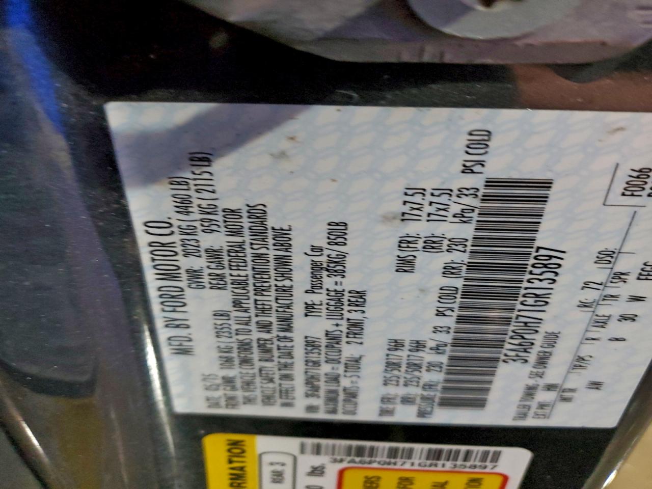 Ford Fusion Se Image 12