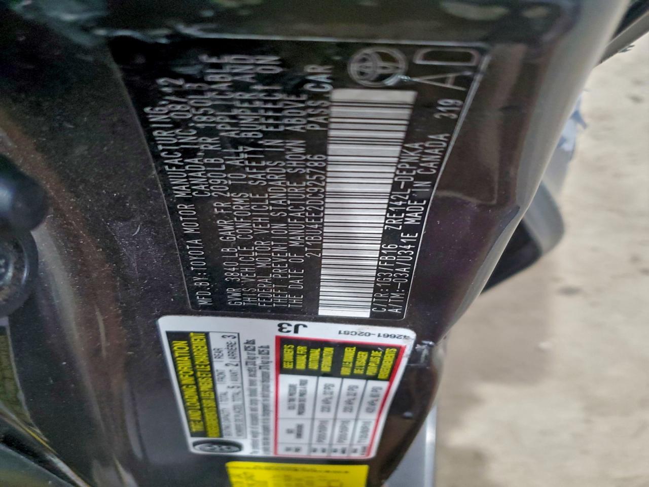 Toyota Corolla Base Image 12