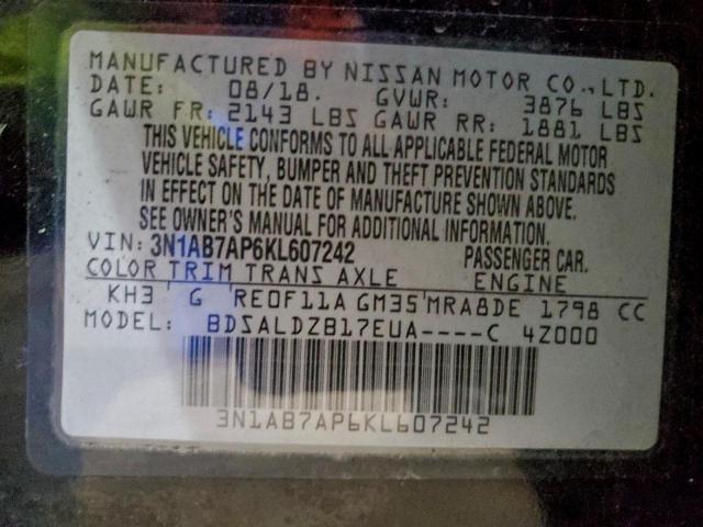 Nissan Sentra S Image 8