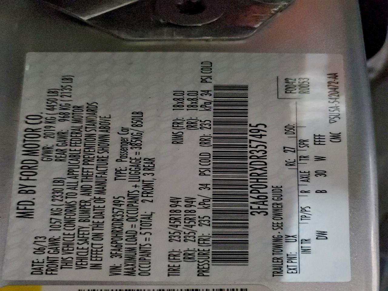 Ford Fusion Se Image 4