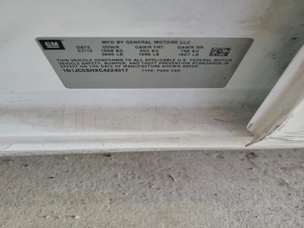 Chevrolet Sonic Lt Image 12