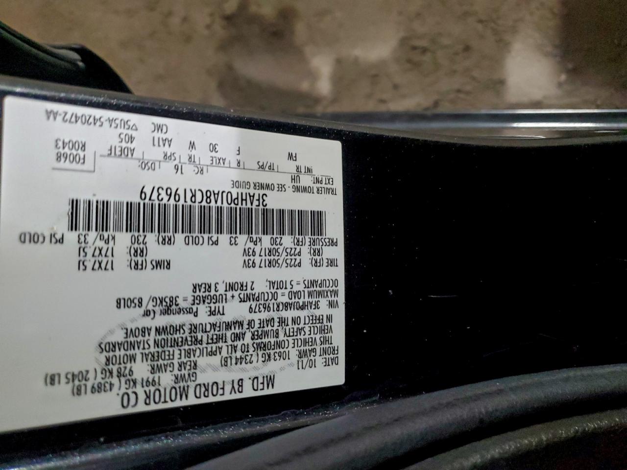 Ford Fusion Sel Image 3