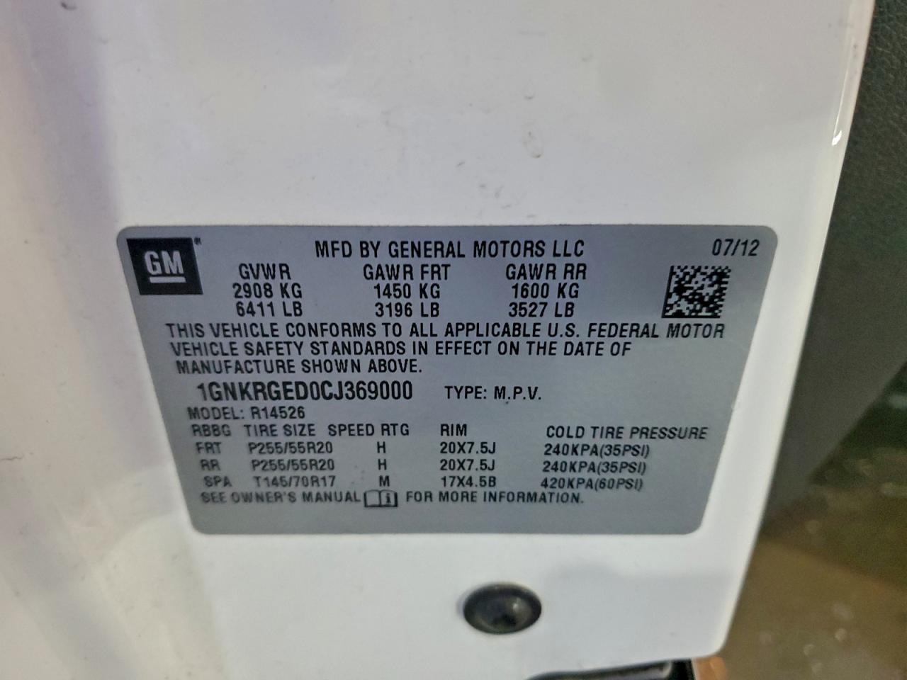 Chevrolet Traverse Lt Image 13